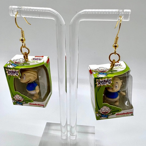 Tommy Pickles Earrings - Nickelodeon Rugrats Action Figure Toy Mini Brands - Picture 1 of 7